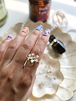 Opal Petal Bloom Ring