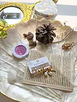 Golden Keepsake Charm earring