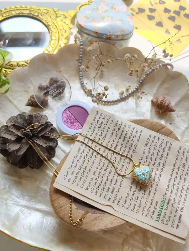 Bluebell Heart Necklace