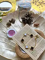Pearl Clover Duo Bracelet