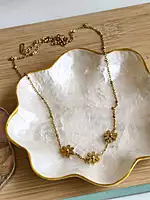 Daisy Station Necklace Anti Tarnish Necklace