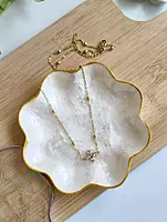 Iris Necklace Anti Tarnish Gold Flower Pendant Necklace