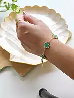 Emerald Bloom Bracelet