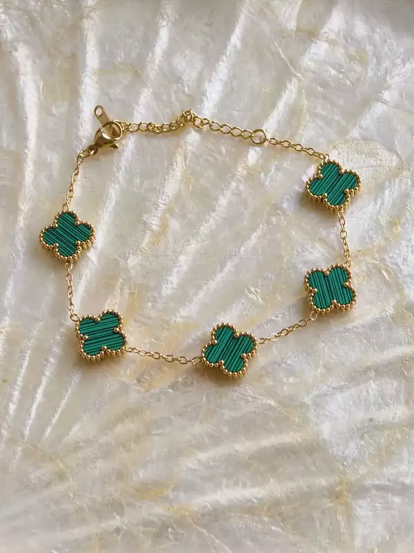 Emerald Bloom Bracelet