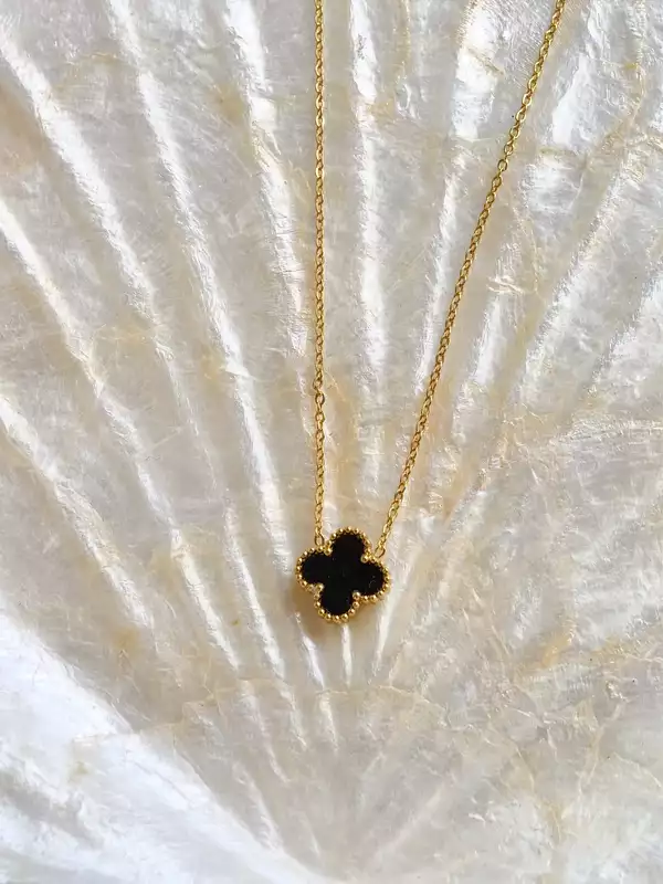 Onyx Bloom Necklace